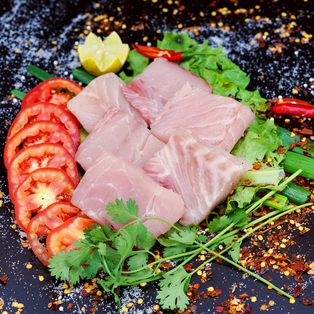 Frozen 1 KG Boneless Red Snapper Fillets