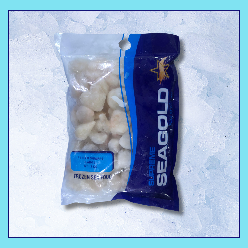 Frozen 1 KG Large Peeled Shrimps
