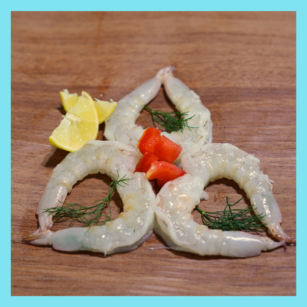 Frozen 1 KG Large Peeled Shrimps