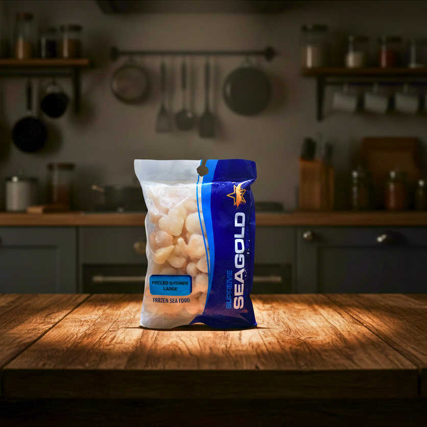Frozen 1 KG Large Peeled Shrimps