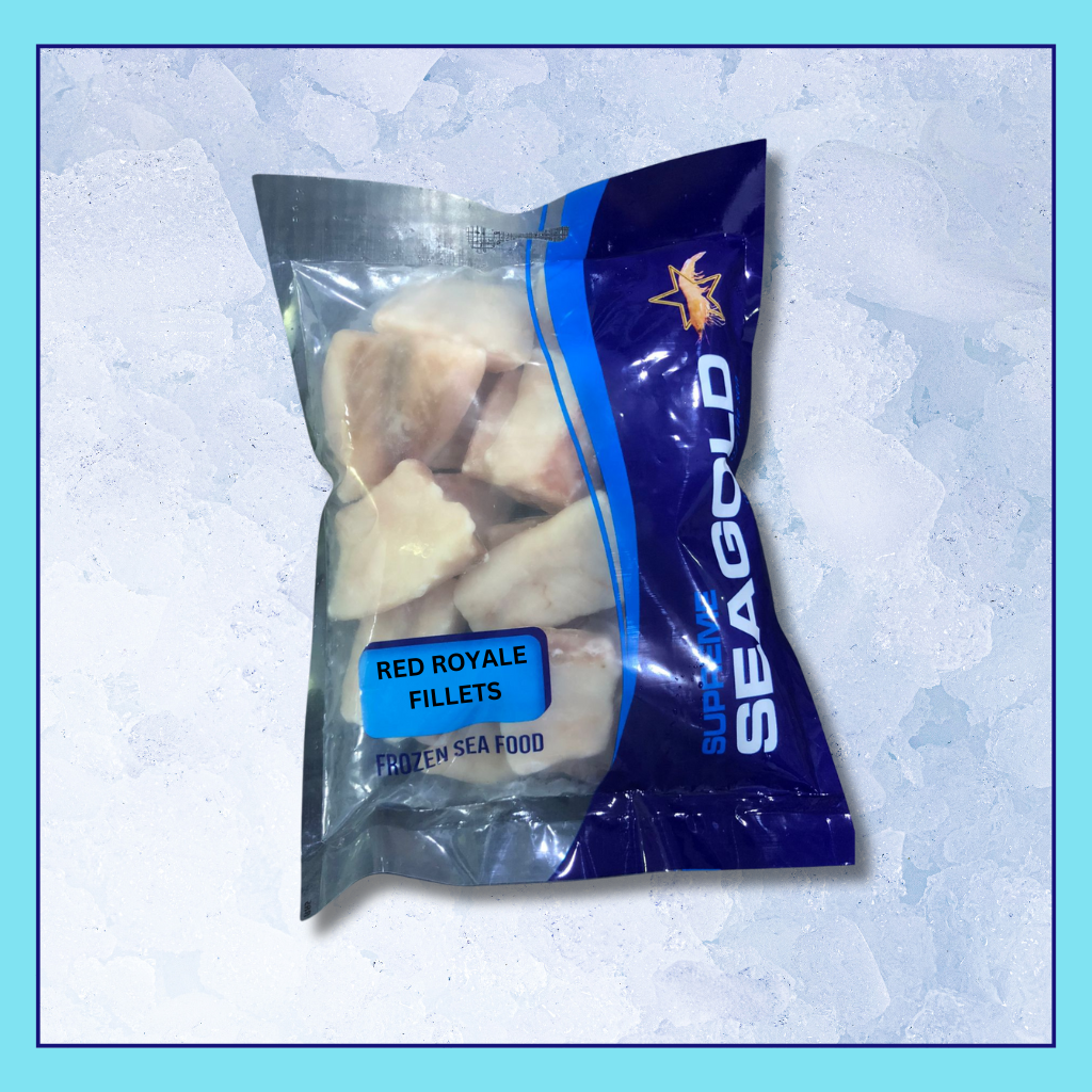 Frozen 1 KG Boneless Red Snapper Fillets