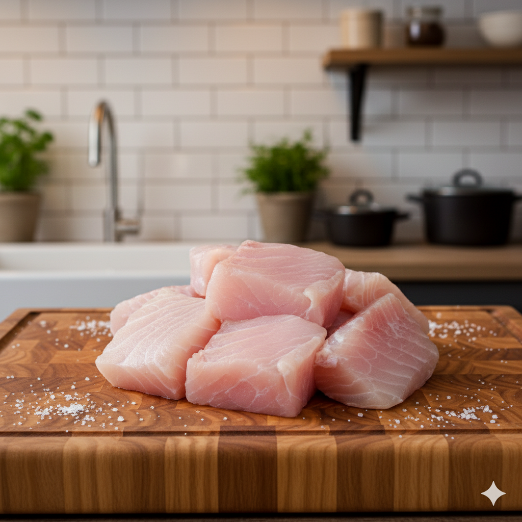 Frozen 1 KG Boneless Red Snapper Fillets