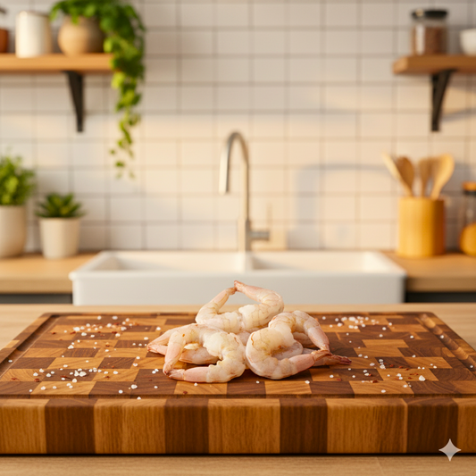 Frozen 1 KG X-Large Peeled Shrimps