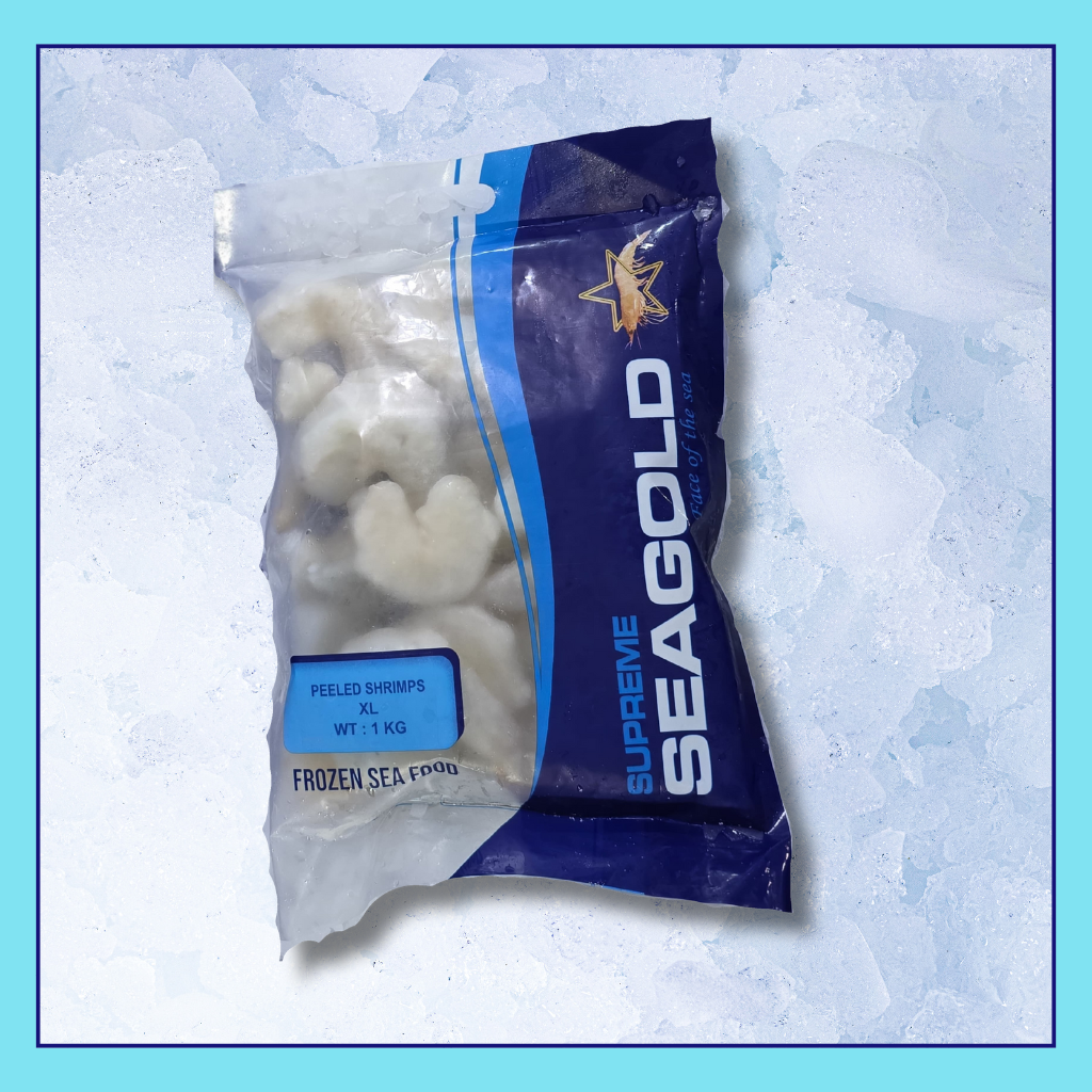Frozen 1 KG X-Large Peeled Shrimps